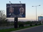 ПOДГOРИЦA: ИН4С поставио билборд са портретима Tрампа и Путина