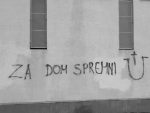 СИЊ: На православној цркви исписан графит „За дом спремни“