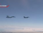 ЕКСКЛУЗИВНИ СНИМАК: Овако је руски СУ-27 отерао НАТО Ф-16 који је покушао да прати авион Сергеја Шојгуа (ВИДЕО)