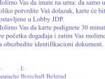 БАЛ ВАМПИРА: Херту Милер слушали одабрани, у салу само са „аусвајсом“