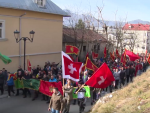 НА ЦЕТИЊУ СЕ ВИЈОРИЛА АЛБАНСКА ЗАСТАВА И ПЕВАЛЕ СЕ УСТАШКЕ ПЕСМЕ: Црногорски националисти подржали отимање светиња СПЦ