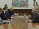 Председник Србије Александар Вучић примио је данас амбасадора Руске Федерације Александра Боцан-Харченка, кога је упознао је са актуелном ситуацијом на Западном Балкану