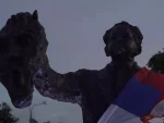 Споменик Слободану Милошевићу привремено постављен у Москви